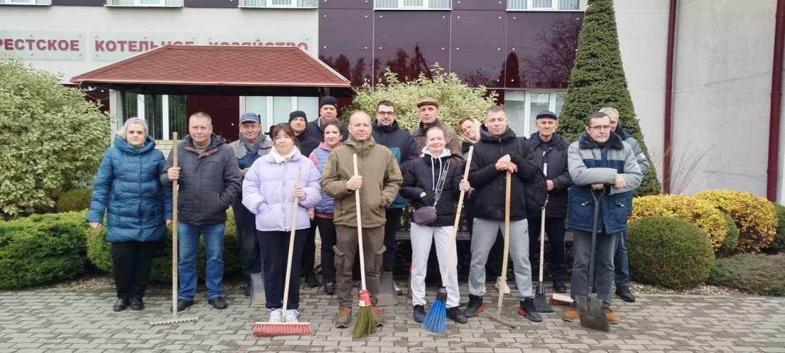 Участие в республиканском субботнике